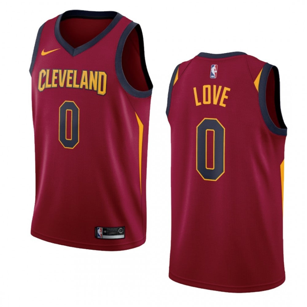 Men's Cleveland Cavaliers Kevin Love #0 Nike Wine Swingman NBA NBA Jersey - Icon Edition