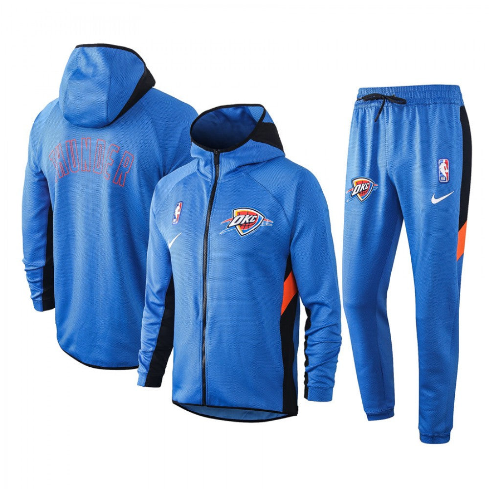 Oklahoma City Thunder Nike 2019/20 Showtime Full-Zip Therma Flex Performance Hoodie