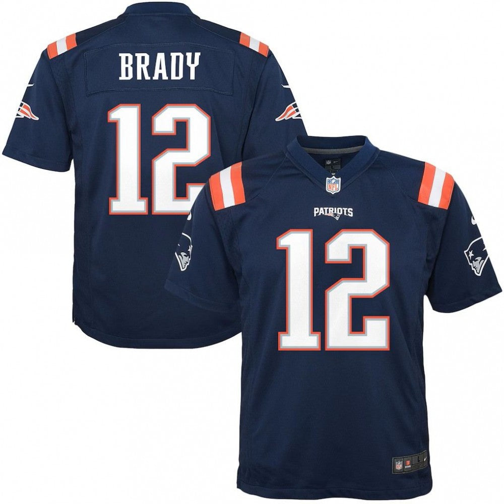 Tom Brady New England Patriots Nike Youth Game Jersey - Navy