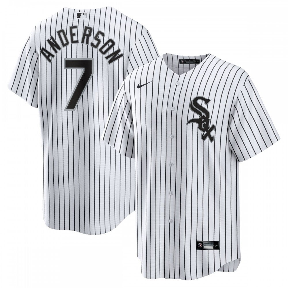 Tim Anderson Chicago White Sox Nike Home Replica Player MLB Jersey - White/Black