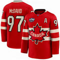 Canada Connor McDavid 2025 Red Hockey Team 4 Nations Face-Off NHL Jersey