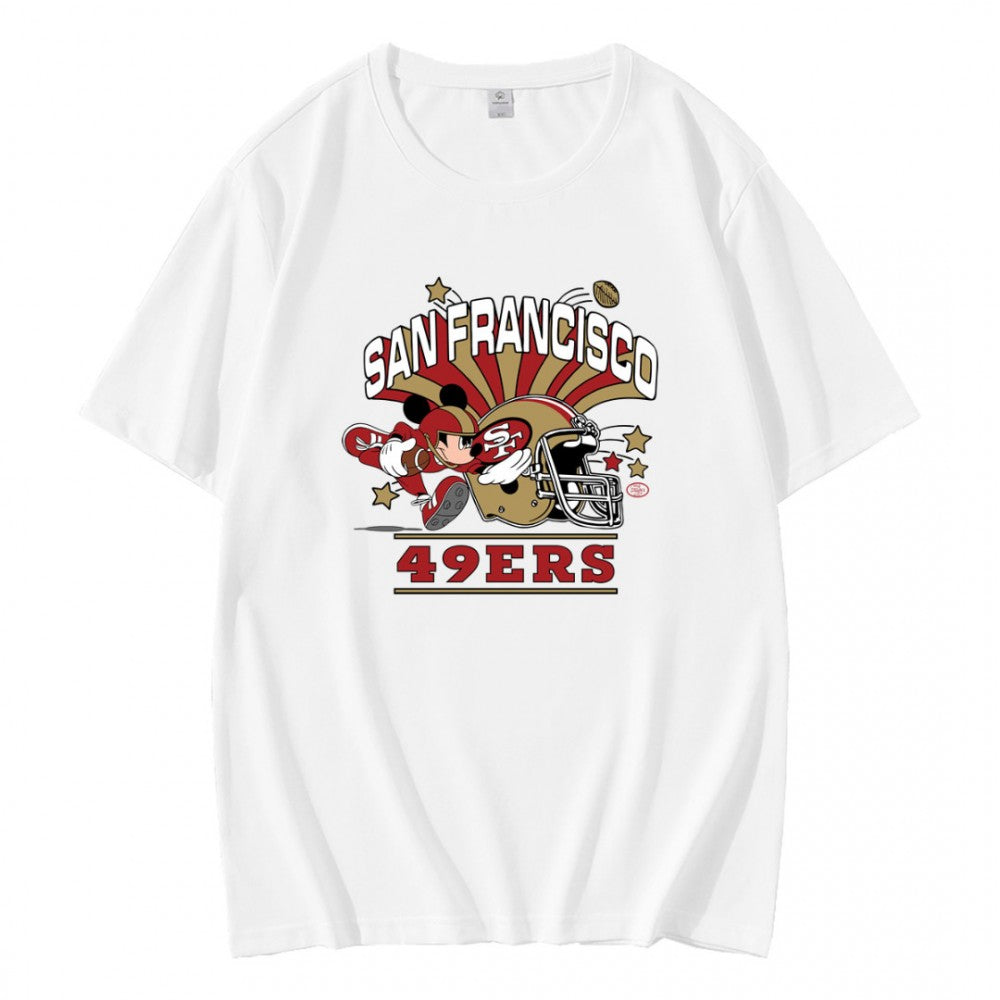 Funny Mickey Mouse Football San Francisco 49ers T-Shirt