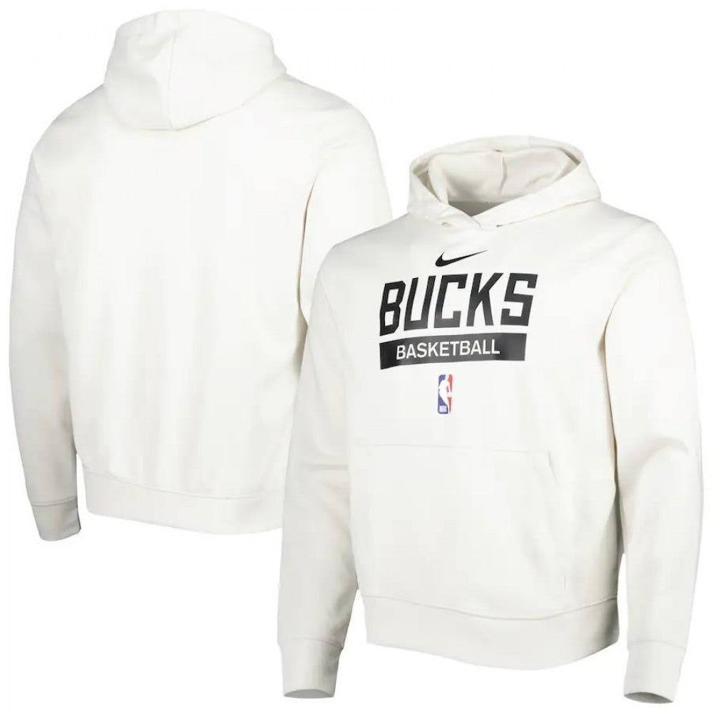 Milwaukee Bucks 2022/23 Nike Spotlight On-Court Practice Performance Pullover Hoodie