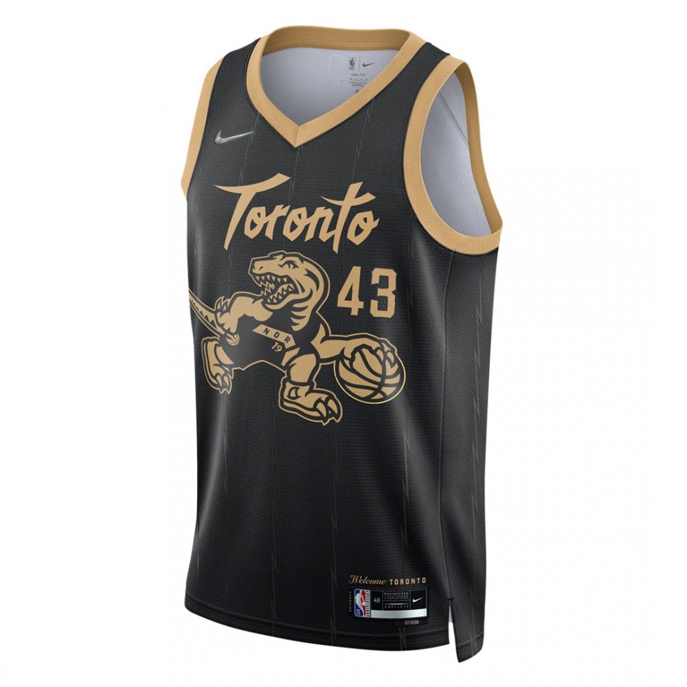 Men's Toronto Raptors Pascal Siakam #43 Nike Black 2021 Swingman NBA NBA Jersey - City Edition