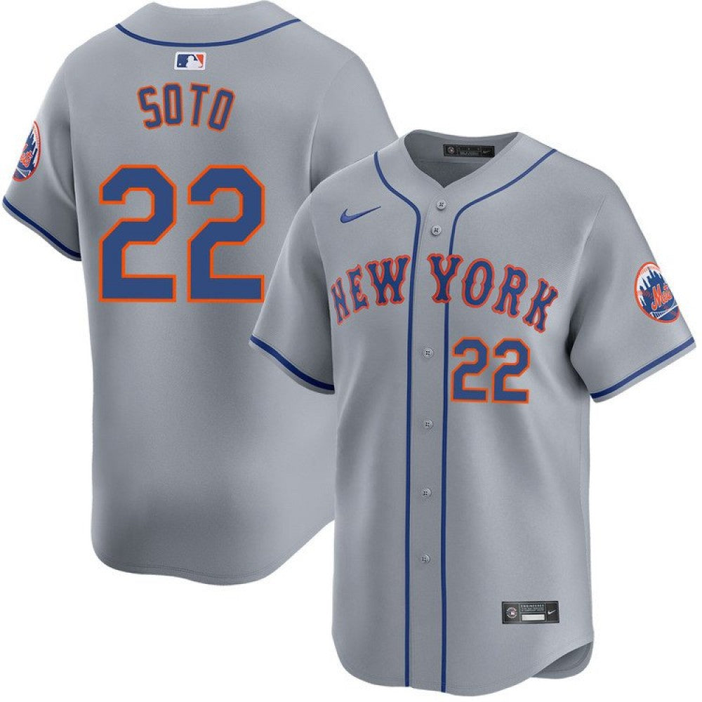 Juan Soto New York Mets Nike Away Limited Player MLB Jersey - Gray