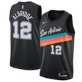 Men's San Antonio Spurs Lamarcus Aldridge #12 Nike Black 20/21 Swingman NBA Jersey - City Edition