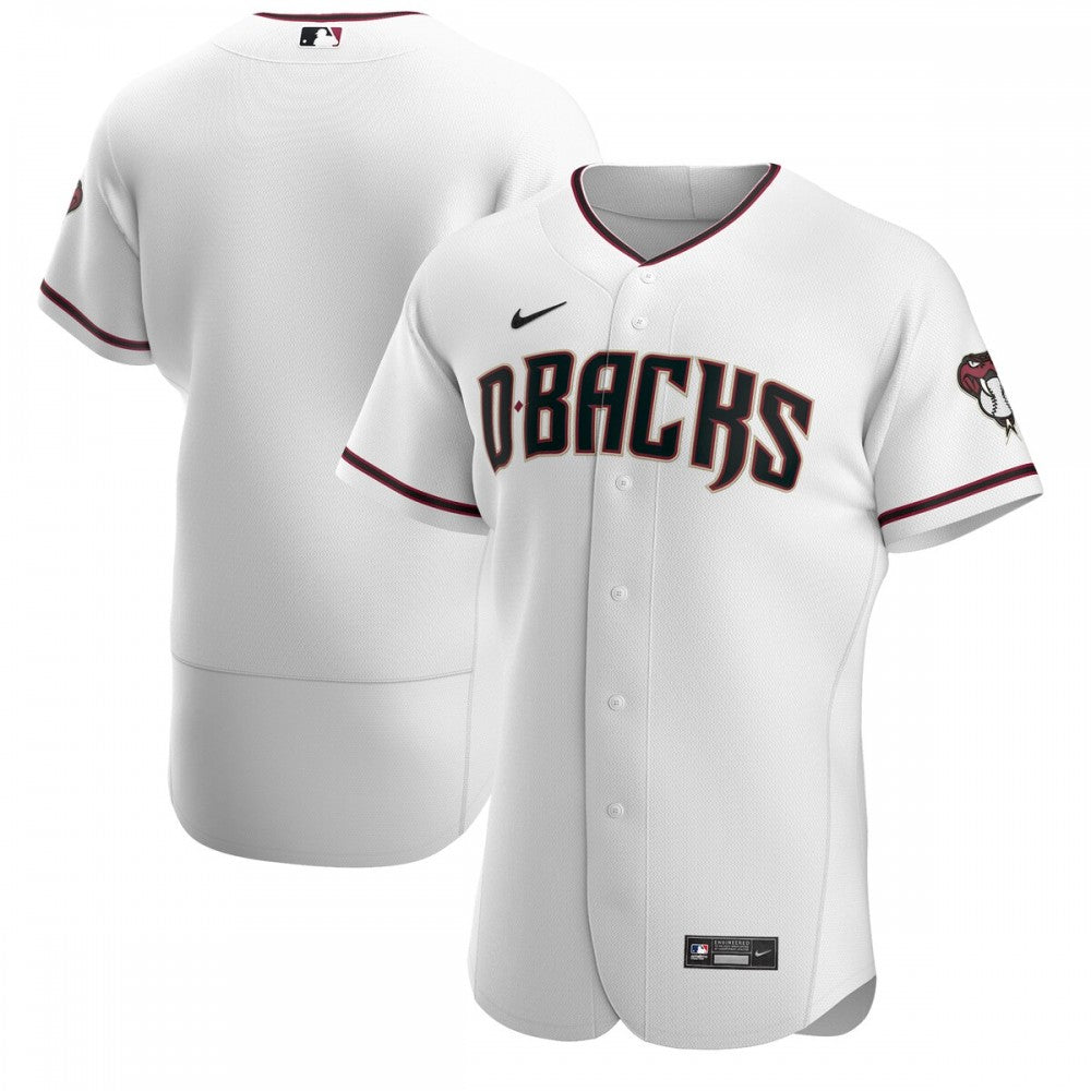 Arizona Diamondbacks Nike Home Authentic Team MLB Jersey - White/Crimson