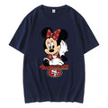 Minnie Mouse San Francisco 49ers Football T-Shirt