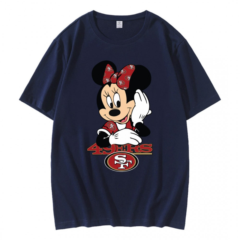 Minnie Mouse San Francisco 49ers Football T-Shirt