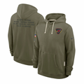 Atlanta Falcons Salute to Service Sideline Dominant Force NFL Pullover Hoodie