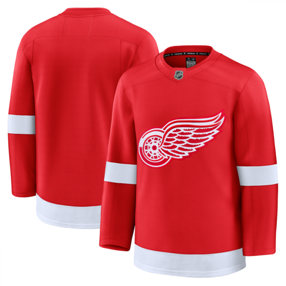 Detroit Red Wings Home Premium NHL Jersey - Red