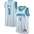 Youth Jordan LaMelo Ball White Charlotte Hornets Swingman NBA Jersey - Association Edition