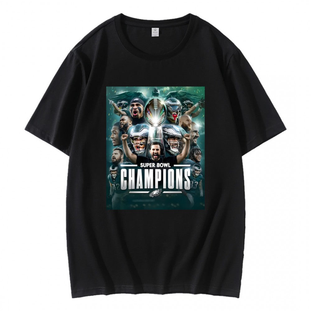 Super Bowl LIX Philadelphia Eagles Football Team Champions T-Shirt