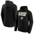 Pittsburgh Penguins Fanatics Branded Hometown Graphic Hoodie - Black