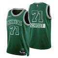 Men's Boston Celtics Dennis Schroder #71 Nike Green 2021/22 Swingman NBA NBA Jersey - City Edition