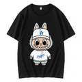 Funny Labubu Los Angeles Dodgers LA Baseball T-Shirt