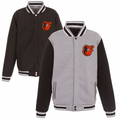 Baltimore Orioles JH Design Reversible Fleece Full-Snap Jacket