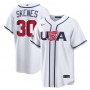Paul Skenes USA Baseball Nike 2026 World Baseball Classic Home Stadium MLB Jersey - White