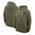 Carolina Panthers Salute to Service Sideline Dominant Force NFL Pullover Hoodie