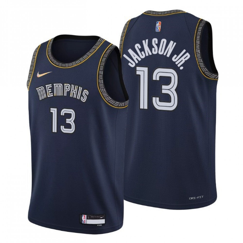 Men's Memphis Grizzlies Jaren Jackson #13 Nike Black 2021/22 Swingman NBA NBA Jersey - City Edition