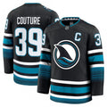 Men's San Jose Sharks Logan Couture Black Alternate Premium NHL Jersey
