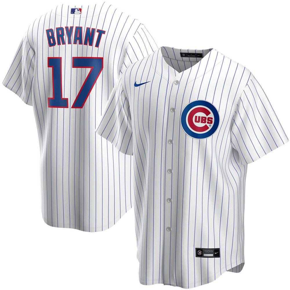 Men's Chicago Cubs Kris Bryant #17 Nike White Home Player MLB Jersey