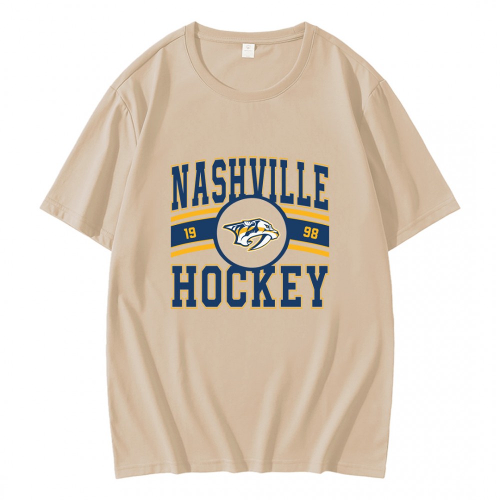 Vintage Nashville Predators Hockey Logo 1998 T-Shirt