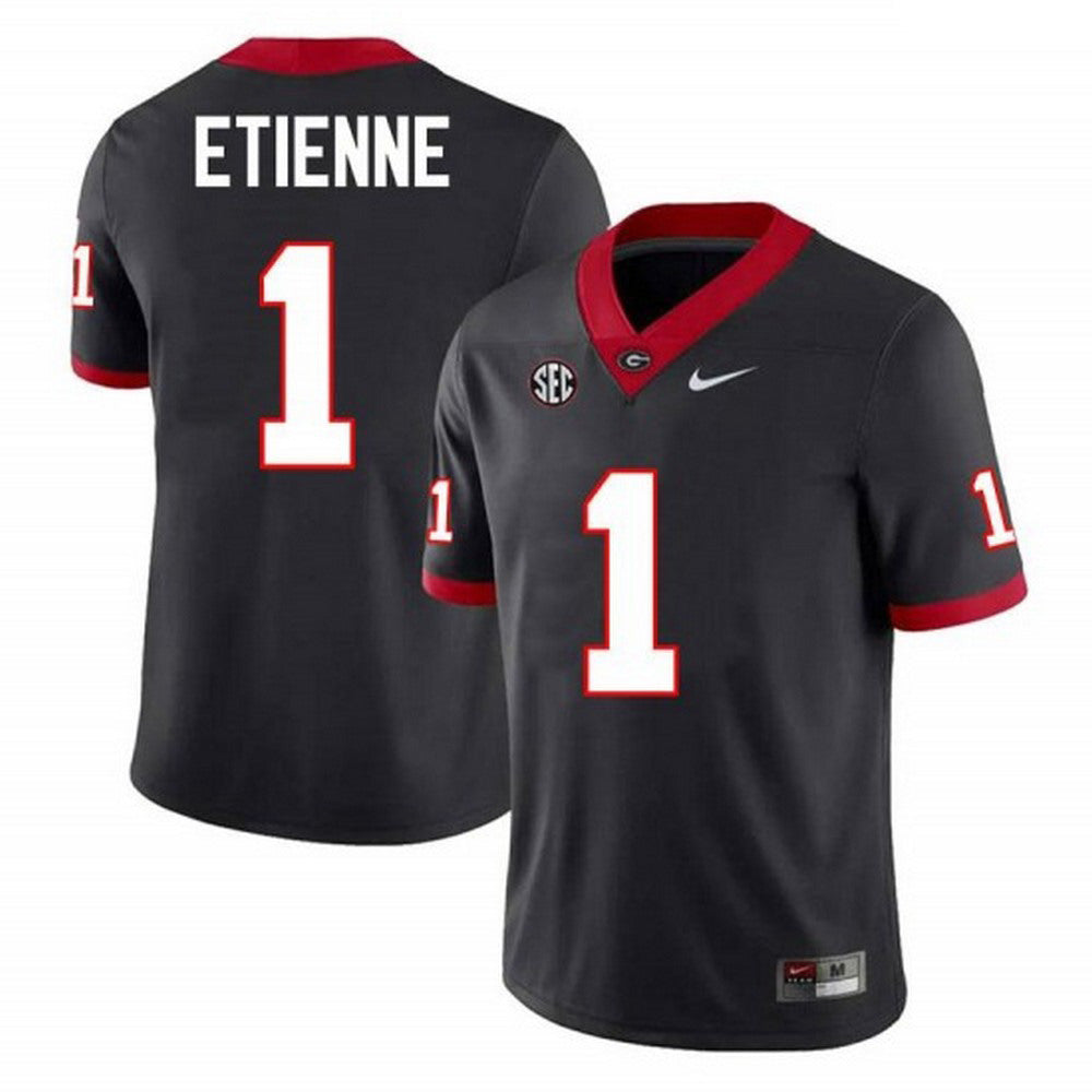 Trevor Etienne Georgia Bulldogs Alternate Nike Football Game NCAA Jersey - Black