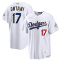 Shohei Ohtani Los Angeles Dodgers Nike 2026 Gold Collection Kanji Stadium MLB Jersey - White