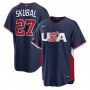Tarik Skubal USA Baseball Nike 2026 World Baseball Classic Road Stadium MLB Jersey - Navy