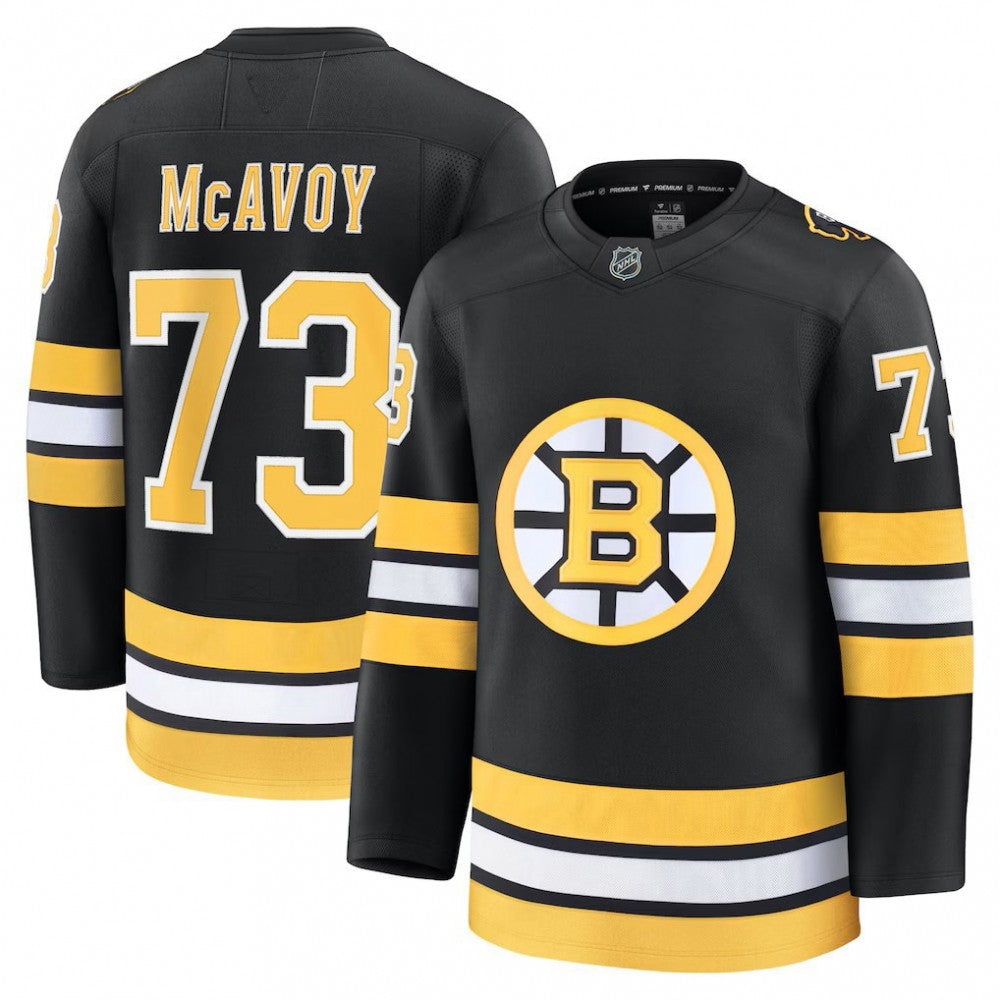 Charlie McAvoy Boston Bruins Home Premium Player NHL Jersey - Black