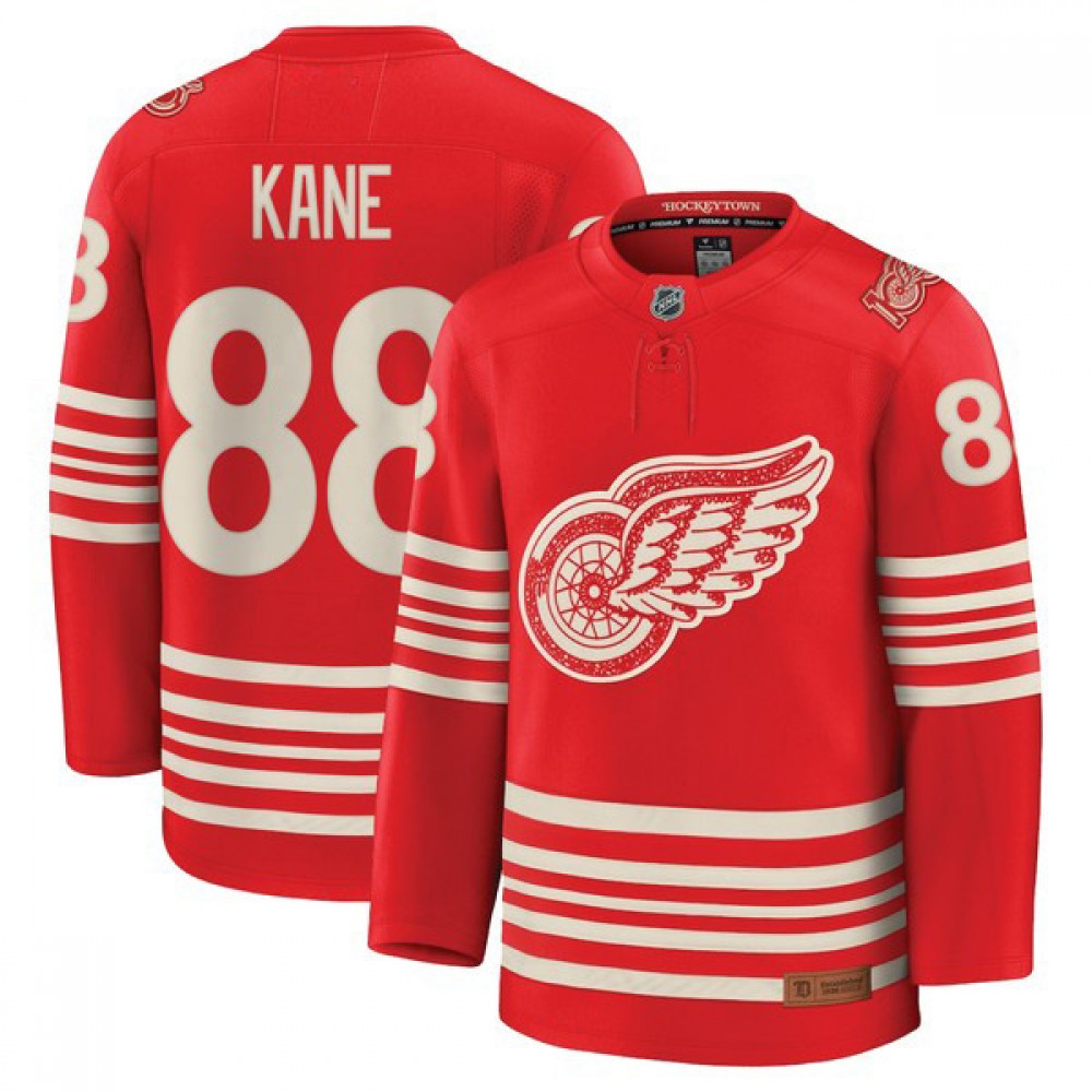 Patrick Kane Detroit Red Wings Centennial Premium Replica NHL Jersey - Red