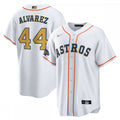 Yordan Alvarez Houston Astros Nike 2023 Gold Collection Replica Player MLB Jersey - White/Gold