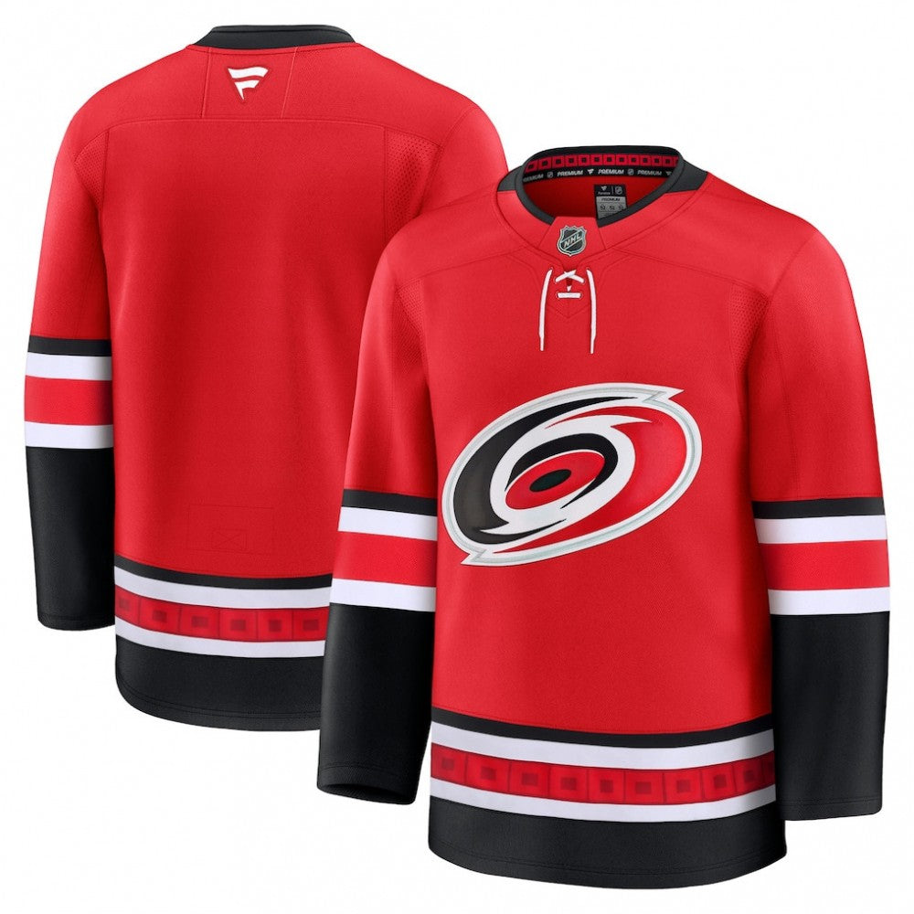 Men's Carolina Hurricanes Red Alternate Premium Blank NHL Jersey