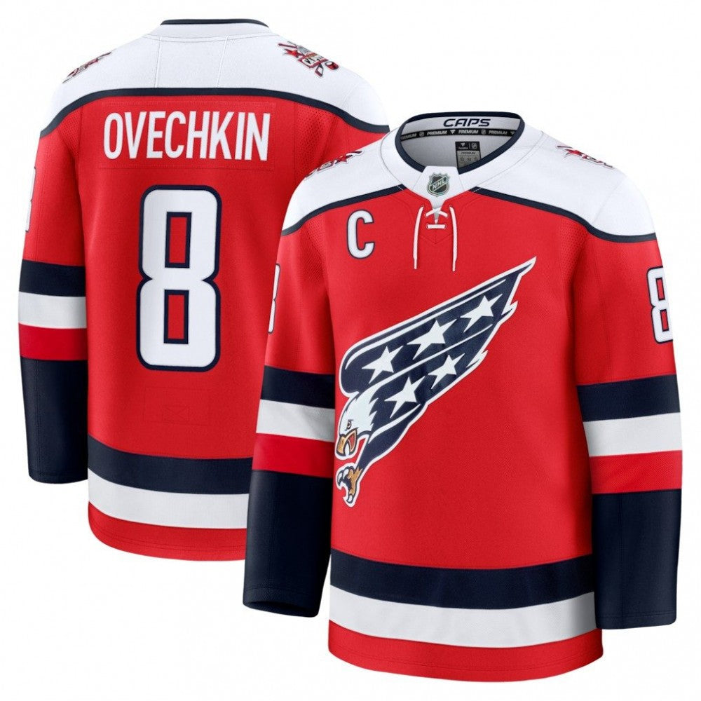 Alexander Ovechkin Washington Capitals Alternate Premium Player NHL Jersey - Red