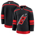 Men's Carolina Hurricanes Black Home Premium Blank NHL Jersey