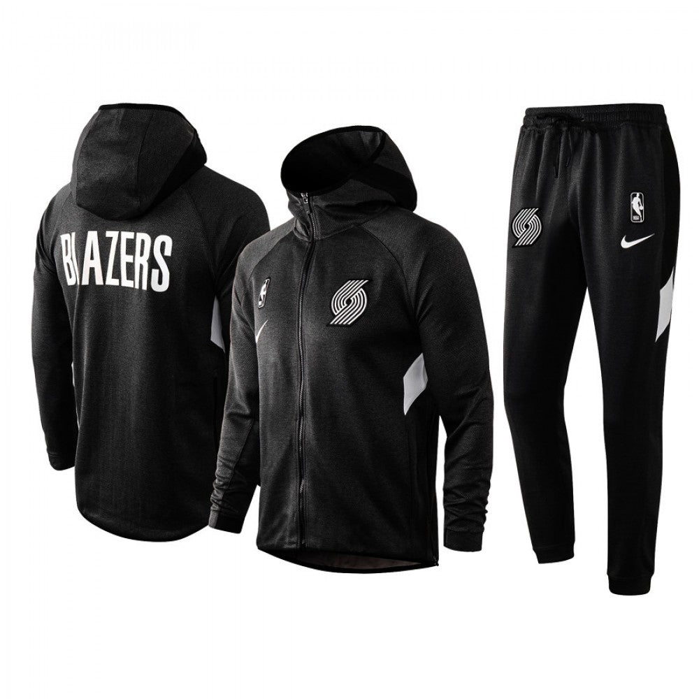 Portland Trail Blazers Nike 2019/20 Showtime Full-Zip Therma Flex Performance Hoodie