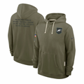 Philadelphia Eagles Salute to Service Sideline Dominant Force NFL Pullover Hoodie