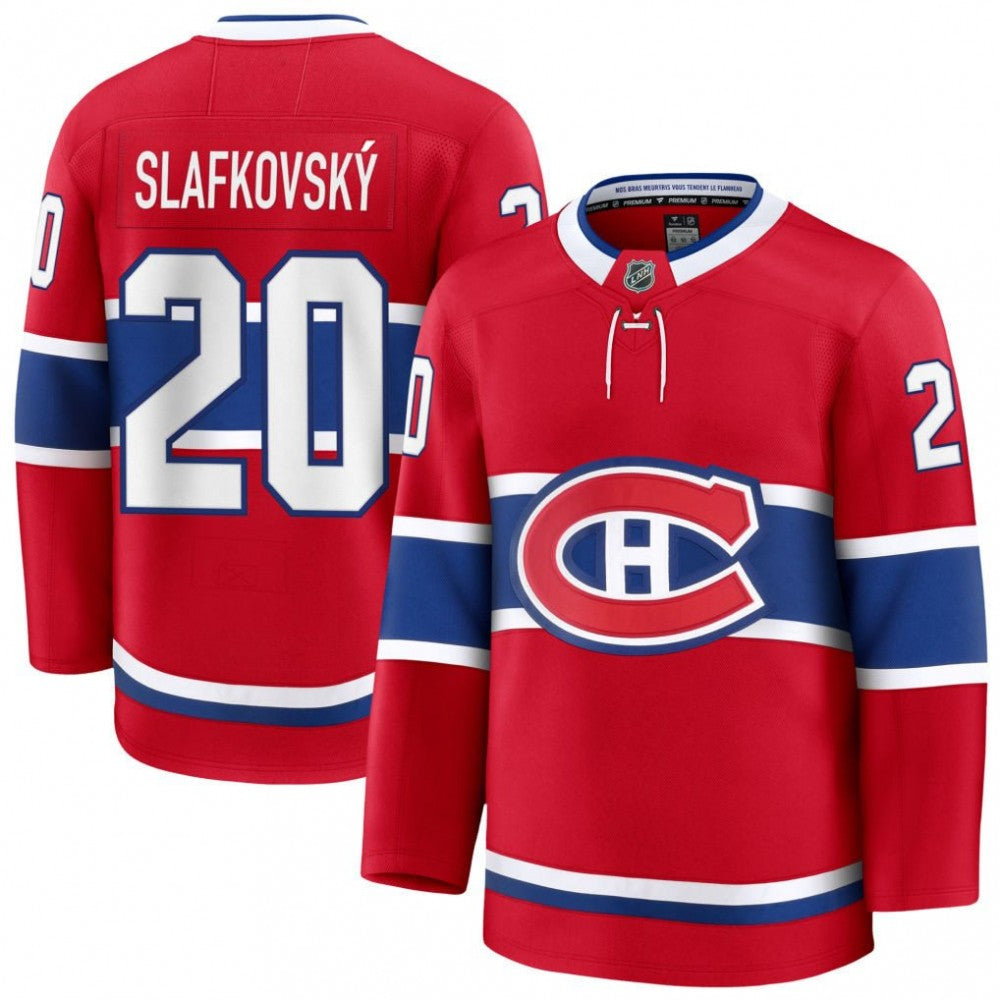 Juraj Slafkovsk? Montreal Canadiens Home Premium NHL Jersey - Red