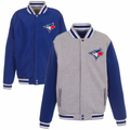 Toronto Blue Jays JH Design Reversible Fleece Full-Snap Jacket