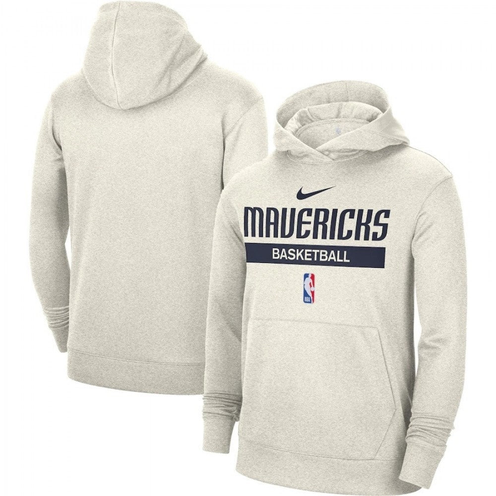 Dallas Mavericks 2022/23 Nike Spotlight On-Court Practice Performance Pullover Hoodie