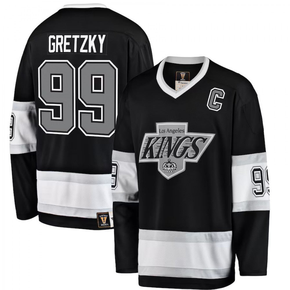 Wayne Gretzky Los Angeles Kings Premier Breakaway Retired Player NHL Jersey - Black