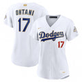 Shohei Ohtani Los Angeles Dodgers Nike Women's 2026 Gold Collection Stadium MLB Jersey - White