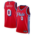 Men's Philadelphia 76ers Tyrese Maxey #0 Jordan Red Swingman NBA NBA Jersey - Icon Edition