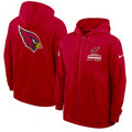 Arizona Cardinals Utility Player Sideline Men's Nike NFL Full-Zip Hoodie