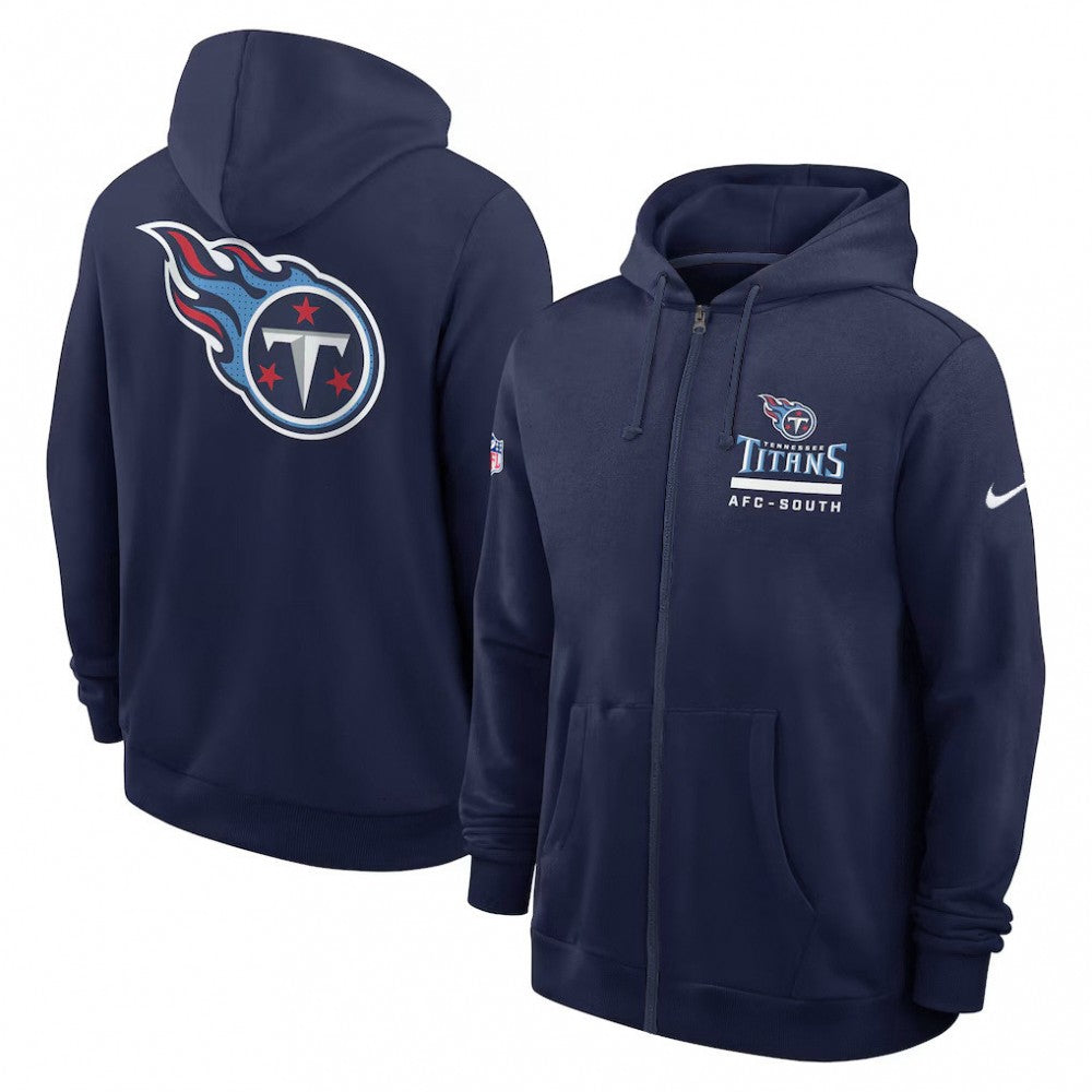 Tennessee Titans Utility Player Sideline Men's Nike NFL Full-Zip Hoodie