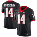 Gunner Stockton Georgia Bulldogs Alternate Nike Football Game NCAA Jersey - Black