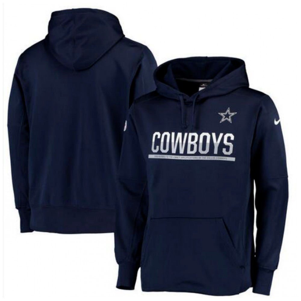 Dallas Cowboys Club Nike Therma NFL Pullover Hoodie