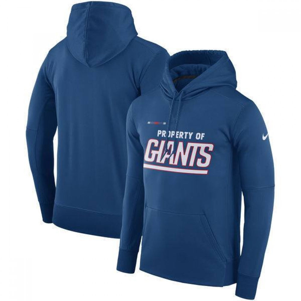 New York Giants Club Nike Therma NFL Pullover Hoodie