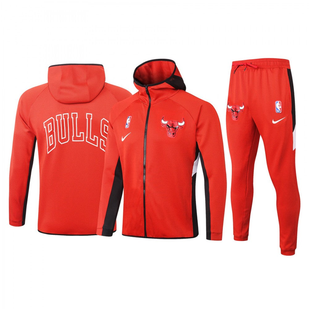 Chicago Bulls Nike 2019/20 Showtime Full-Zip Therma Flex Performance Hoodie